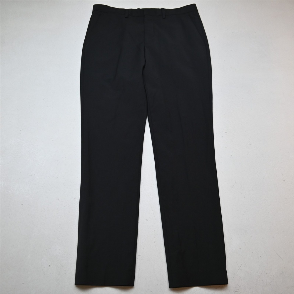 Express 31x32 Black Stretch Wool Extra Slim Wrinkle Resistant Stretch Pants